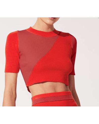 Solid & Striped June Top - Red
