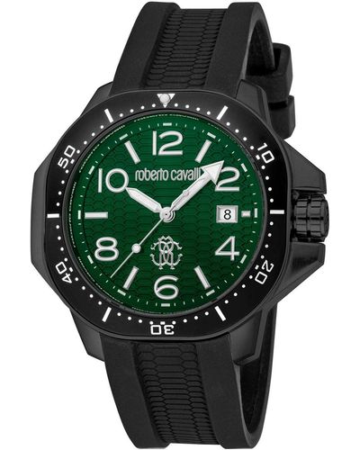 Roberto Cavalli Classic Dial Watch - Green