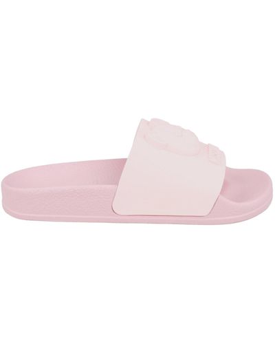 Moschino Bear Logo Pool Slides - Pink