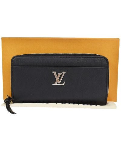Louis Vuitton Lockme Leather Wallet (pre-owned) - Blue