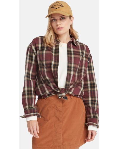 Timberland Flannel Overshirt - Brown