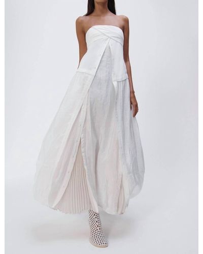 Jonathan Simkhai Ala Parachute Dress - White