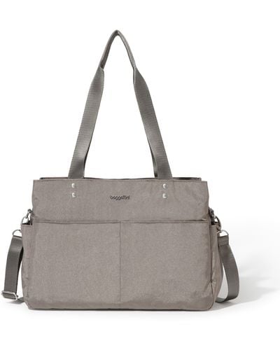 Baggallini The Only Bag Tote Bag With Crossbody Strap - Gray