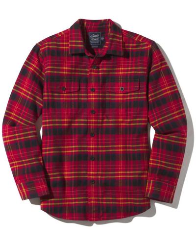 Grayers Heritage Flannel In Multi - Red