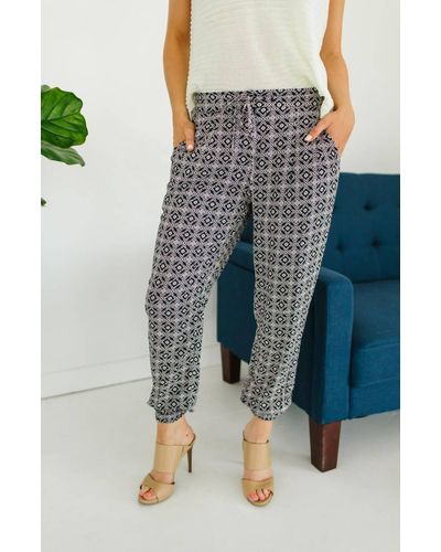 Pink Martini Claire jogger Pants - Blue