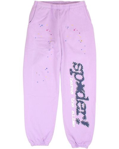 Sp5der Sweatpants - Purple