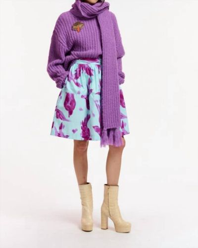 Essentiel Antwerp Everafter Flared Skirt - Purple