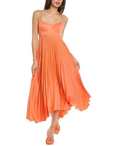 A.L.C. Hollie Midi Dress - Orange