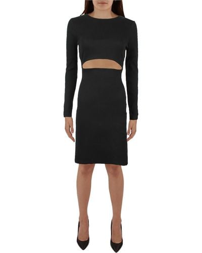 French Connection Rassia Sheryle Cut-out Short Mini Dress - Black
