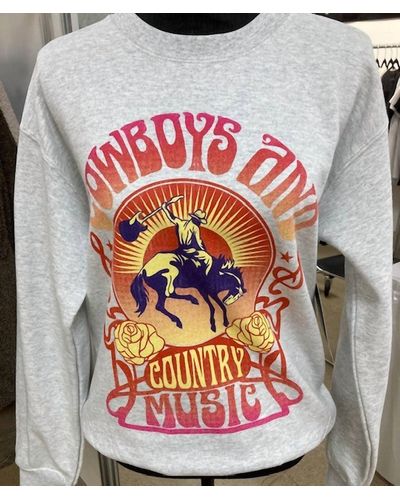 Prince Peter Cowboys & Music Sweatshirt - Gray