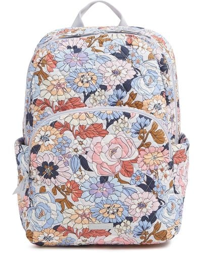 Vera Bradley Outlet Essential Large Backpack - Blue