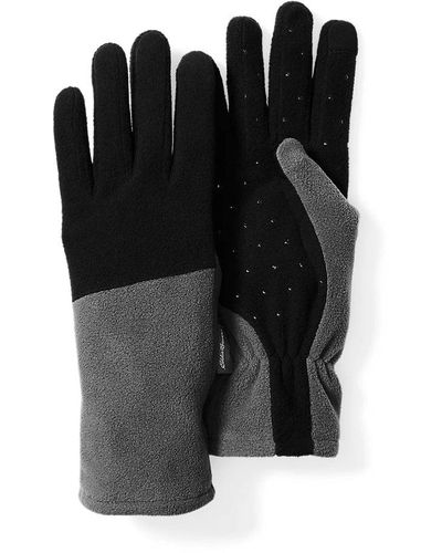 Eddie Bauer Peak Side Fleece Gloves - Black