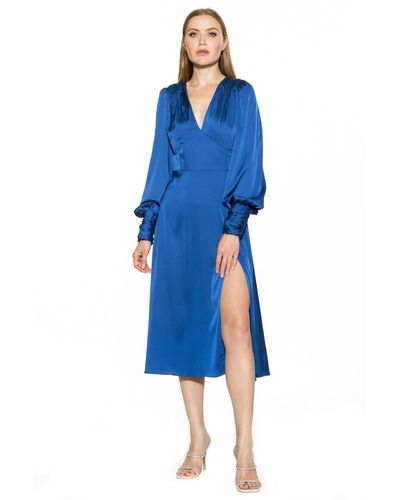 Alexia Admor Elysa Midi Dress - Blue