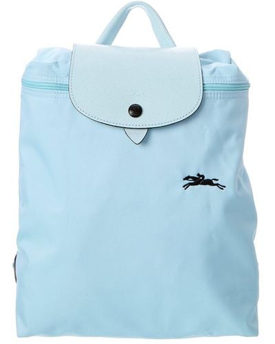 Longchamp Le Pliage Club Nylon Backpack - Blue