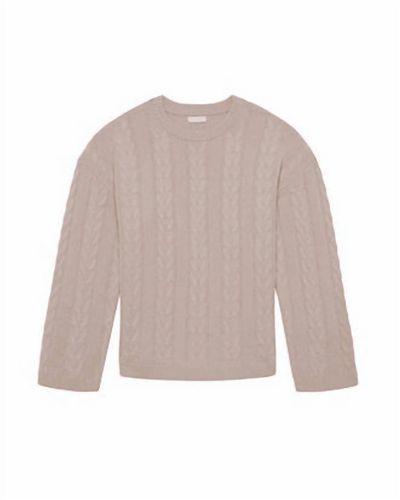 SABLYN Fletcher Cable Knit Sweater - Natural