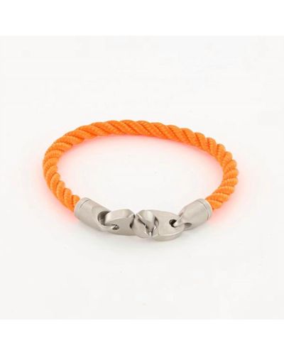 Sailormade Catch Single Rope Bracelet - Orange