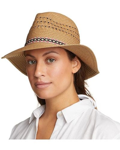 Eddie Bauer Panama Packable Straw Hat - Brown
