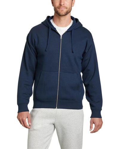 Eddie Bauer Cascade Full-zip Hooded Sweatshirt - Blue