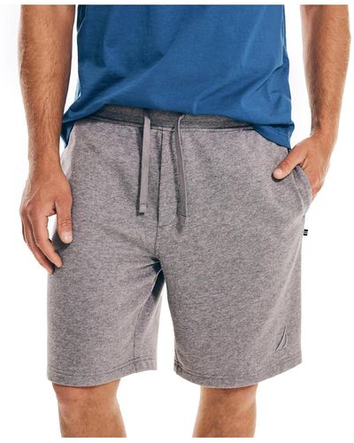 Nautica Fleece Classic Fit Shorts - Blue