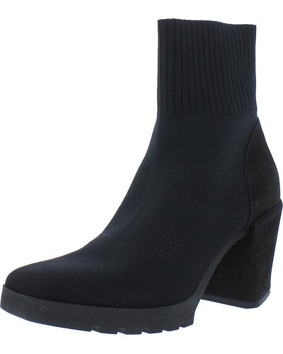 Eileen Fisher Spell Pull On Stretch Ankle Boots - Black
