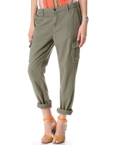 J Brand Croft Olive Easy Cargo Pants - Green