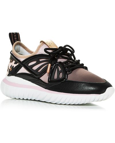 Sophia Webster Fly By Embellished Lifestyle Casual And Fashion Sneakers - Black