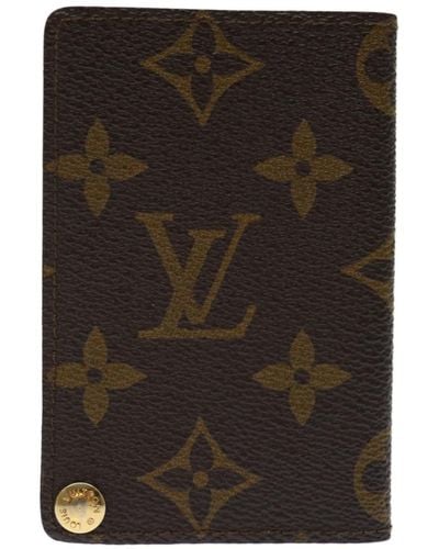 Louis Vuitton Porte Carte Simple Canvas Wallet (pre-owned) - Brown
