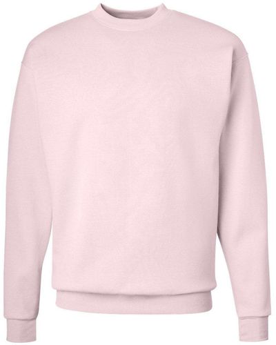 Hanes Ecosmart Crewneck Sweatshirt - Pink