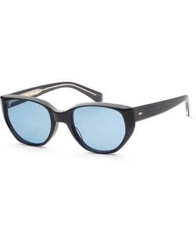 Eyevan 7285 52mm Piano Sunglasses Corso-e-pbk-52 - Blue