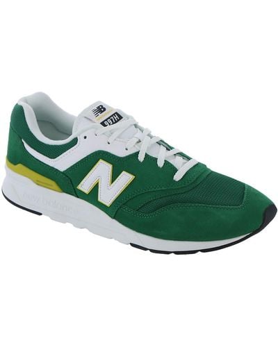 New Balance 997h Padded Insole Suede Casual And Fashion Sneakers - Green