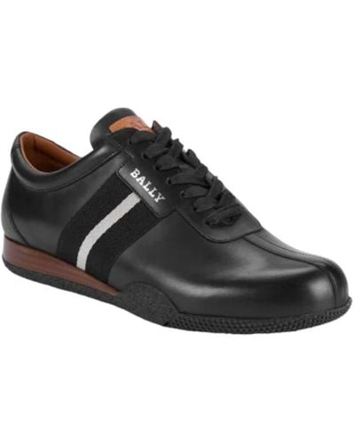 Bally Frenz 6230486 Leather Sneakers - Black