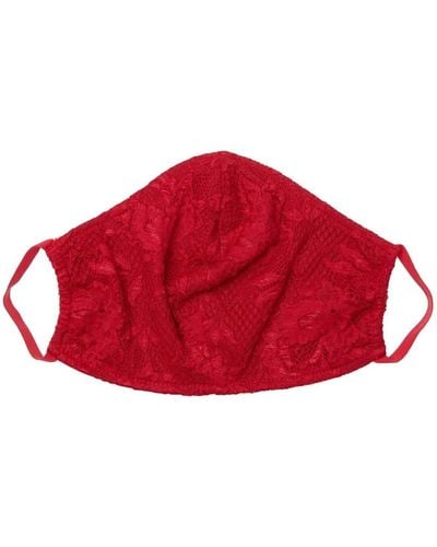 Cosabella Never Say Never V Face Mask - Red