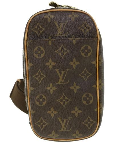 Louis Vuitton Pochette Gange Canvas Shoulder Bag (pre-owned) - Green