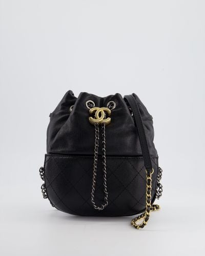 Chanel Mini Bucket Bag - Black