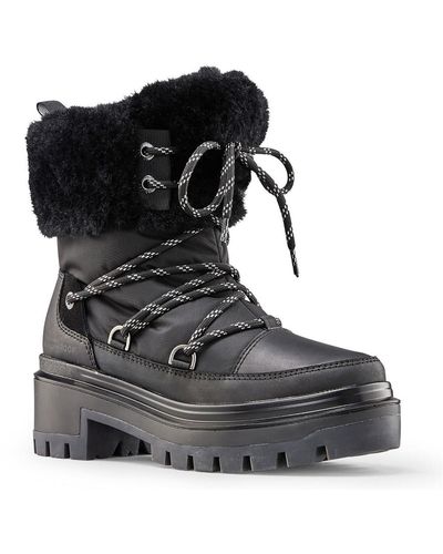Cougar Shoes Marlow Leather Winter & Snow Boots - Black