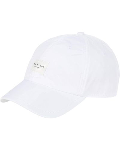 Rag & Bone Addison Baseball Cap - White