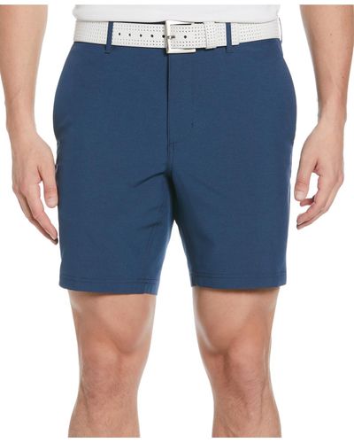 PGA TOUR Flat Front Short Shorts - Blue
