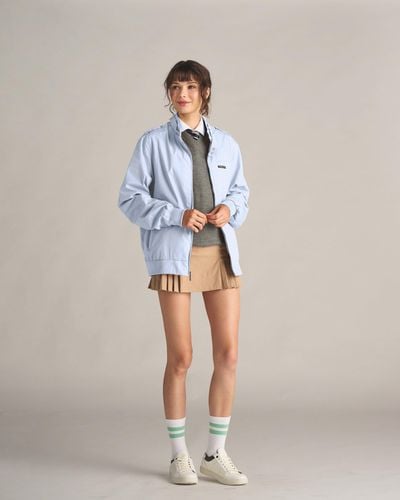 Members Only Classic Iconic Racer Oversized Jacket - Blue