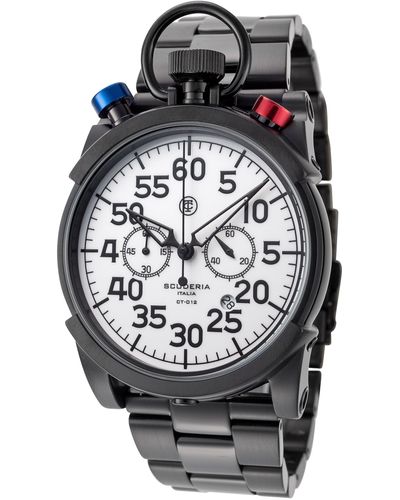 CT Scuderia Corsa 44mm Quartz Watch - Metallic