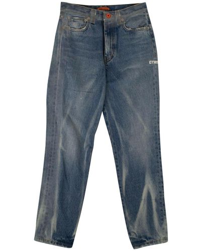 Heron Preston Straight Leg Jeans - Blue