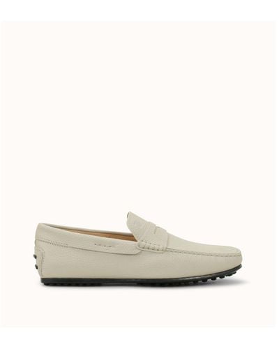 Tod's City Gommino Driving Shoes - White