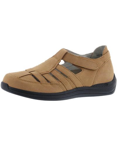 Drew Ginger Nubuck Closed Toe Casual Shoes - Brown