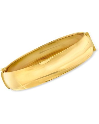 Ross-Simons Italian 14kt Yellow Gold Bangle Bracelet