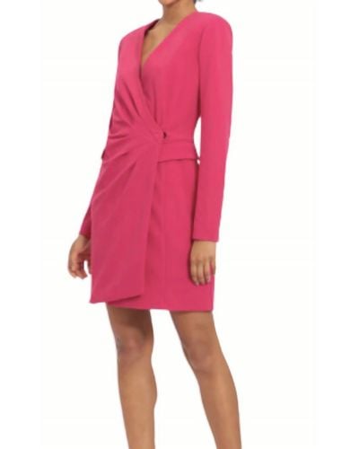 Donna Morgan Blazer Cross Dress - Pink
