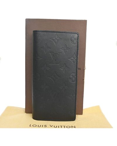 Louis Vuitton Brazza Leather Wallet (pre-owned) - Gray