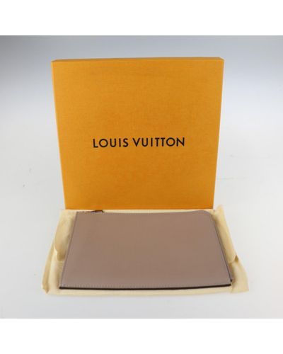Louis Vuitton Jules Leather Clutch Bag (pre-owned) - Metallic