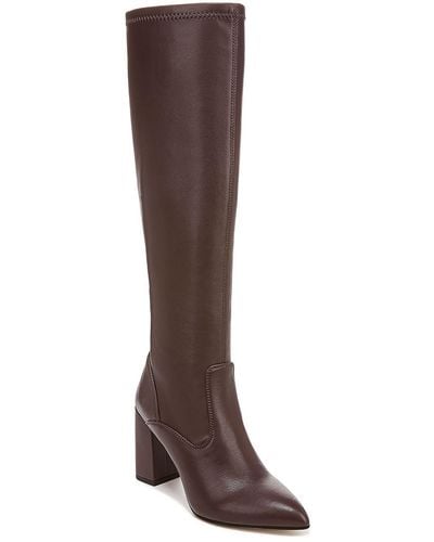 Franco Sarto Katherine Faux Leather Wide Calf Knee-high Boots - Black
