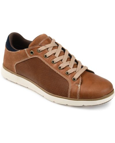 Territory Ramble Casual Leather Sneaker - Brown