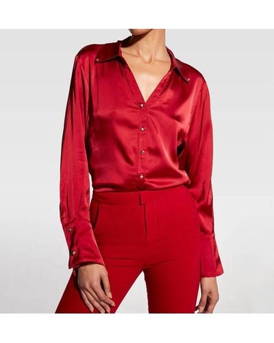 AS by DF Billie Blouse - Red