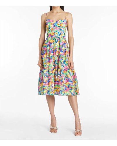 Amanda Uprichard Tula Midi Dress - Multicolor